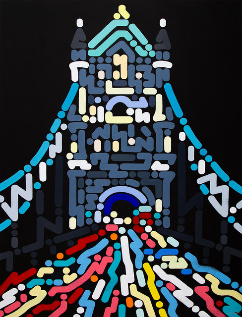Yoon Hyup, ‘On The Bridge’, 2020, Painting, Acrylic on Canvas, StolenSpace Gallery