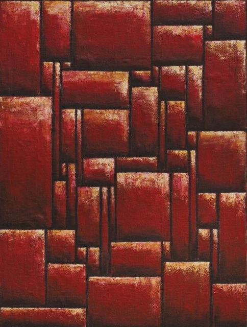 Emín Fernández, ‘Constructive composition in red’, Galería de las Misiones