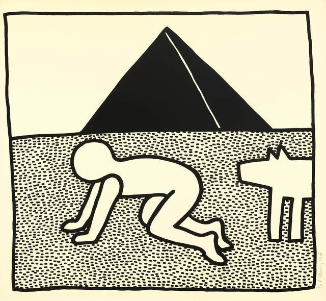 Keith Haring, ‘The Blueprint Drawings’, 1990, Print, Screenprint on wove paper with full margins, ArtLife Gallery