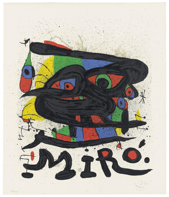 Joan Miró, ‘Two plates, from: Cartones’, 1965, Christie's