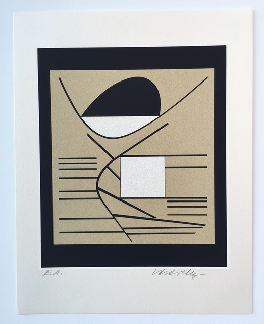Victor Vasarely, ‘Balaton, from Ion Album’, 1989, Print, Screenprint, Gregg Shienbaum Fine Art