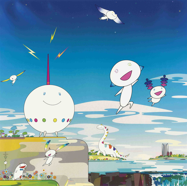 Takashi Murakami, ‘The road to Illumination stretches too far ahead. How can I fend off the crashing waves of earthly desires? I am therein a mournful beast. The husk of humanity, too cruel.’, 2008, Lougher Contemporary