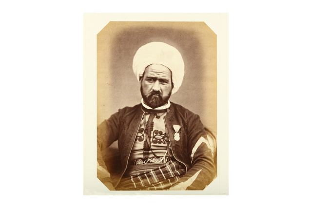 Jacques-Philippe Potteau, ‘Frontal Ethnographic Portrait Of Abd Allah Ben Abdi, Marshal Of The Logis Des Spahis’, 1862, Chiswick Auctions