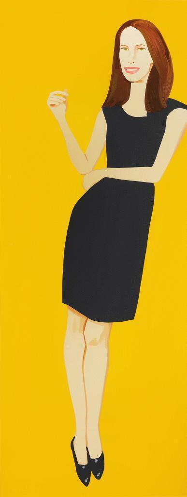 Alex Katz - Christy, from Black Dress