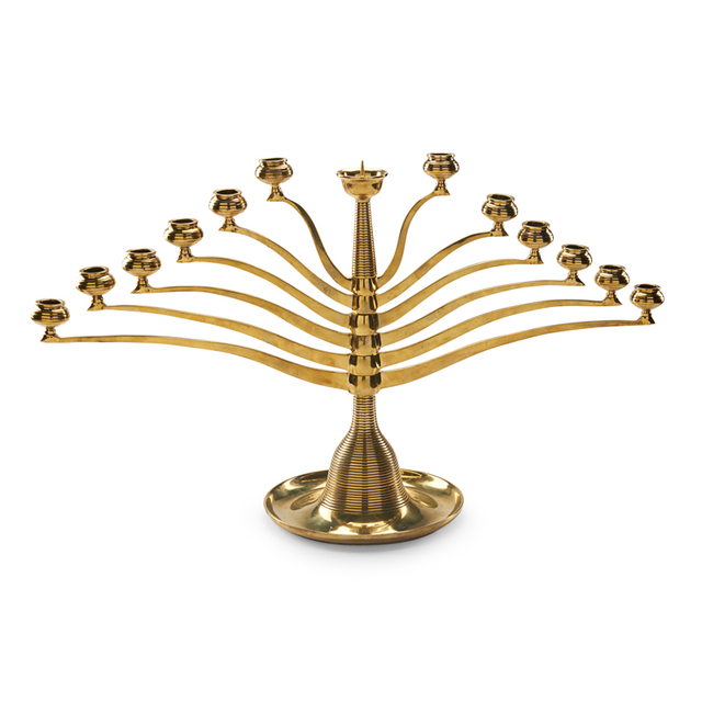 Anderson Foundry, ‘Large Articulated Candelabrum, Chicago, IL’, Design/Decorative Art, Brass, Rago/Wright
