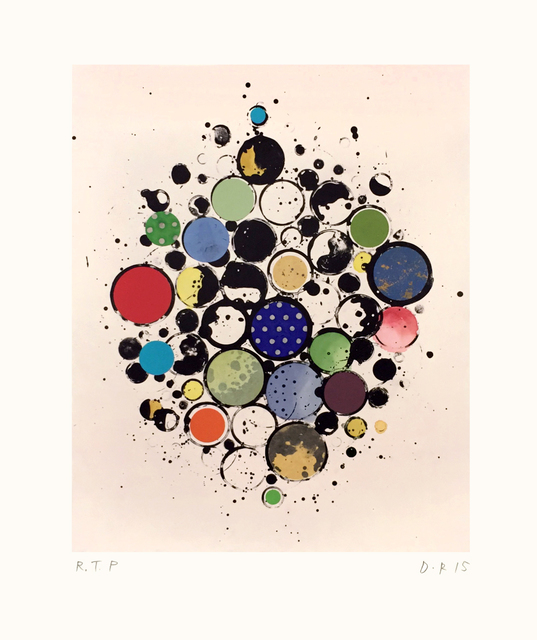 Dan Rizzie, ‘24 Gems for John Torreano’, 2015, Print, Lithography, relief, collage, chine collé, hand painting, Tandem Press