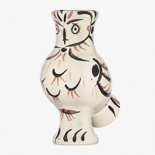 Pablo Picasso, ‘Vase, "Wood Owl with Feathers (Chouette aux Plumes)," edition of 300, France’, Rago/Wright