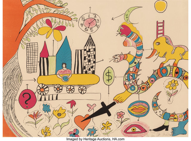 Niki De Saint Phalle Reve D Une Jeune Fille C 1970 Artsy