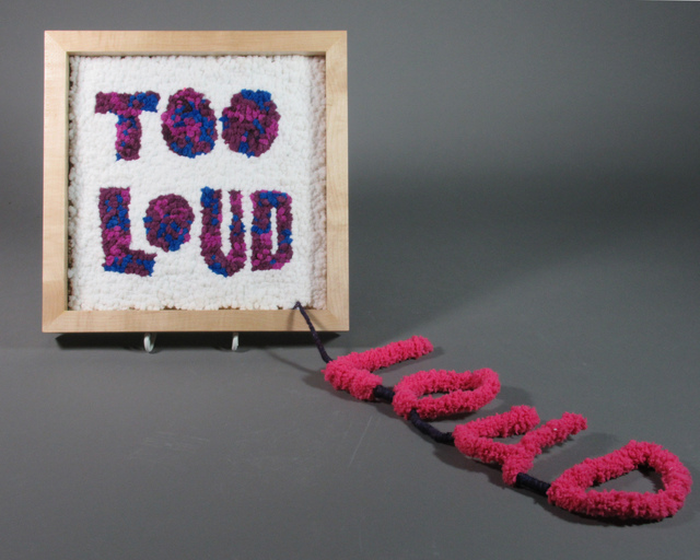Danielle Hogan, ‘Too Loud’, 2019, Sculpture, Wood, acrylic, burlap, metal, Gallery 78