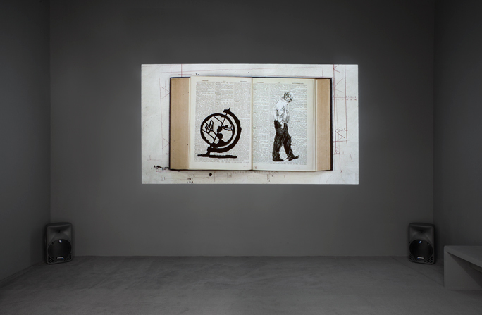 William Kentridge: Second-hand Reading, Installation View, Marian Goodman Gallery, New York, September 17 - October 26, 2013 William Kentridge: Second-hand Reading, Installation View, Marian Goodman Gallery, New York, September 17 - October 26, 2013