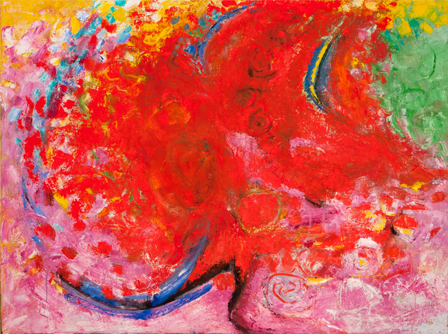 Dina Gustin Baker, ‘Bed of Roses’, 2013, Painting, Oil on Canvas, Walter Wickiser Gallery