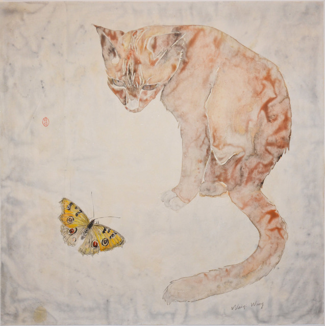 Weiqi Wang, ‘Cat and Butterfly’, 2014, Ronin Gallery