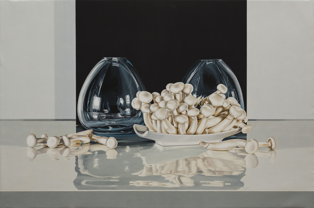 Elena Molinari, ‘SHIMEIJI AND CRYSTALS’, Painting, Oil on Canvas, Plus One Gallery