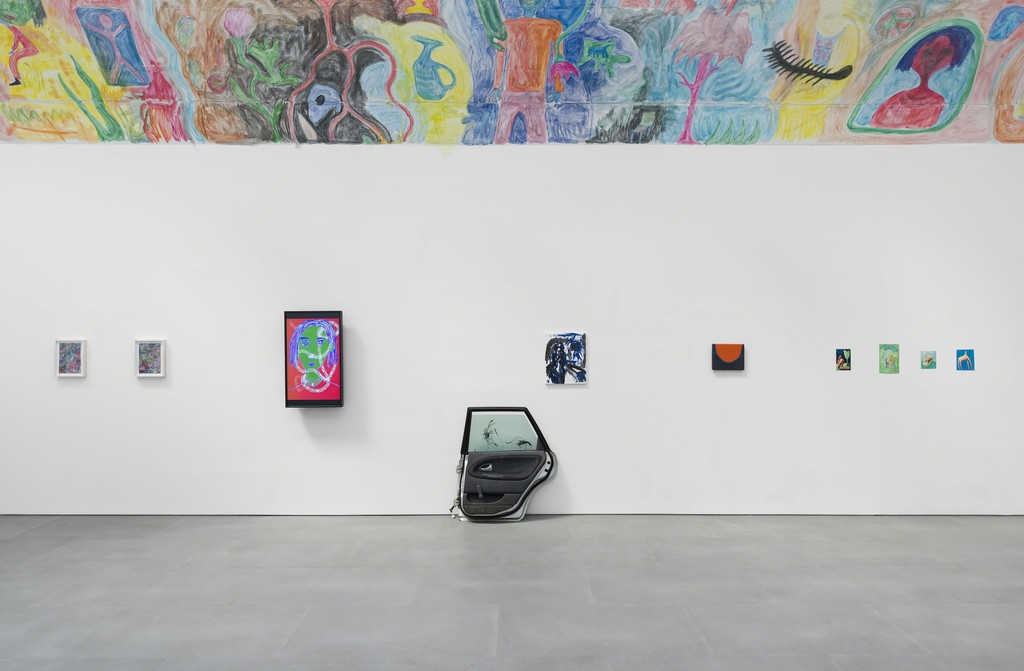 Max Brand, Joanne Robertson and Jasper Baydala, Villagy Trilogy, exhibition view at carlier | gebauer, 2018 Max Brand, Joanne Robertson and Jasper Baydala, Villagy Trilogy, exhibition view at carlier | gebauer, 2018