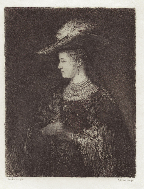 William Unger, ‘Saskia van Uylenburgh’, 1910, Hans den Hollander Prints