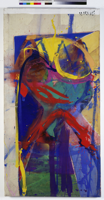 Markus Lüpertz, ‘Ohne Titel (Donald Duck Serie) (Untitled (Donald Duck Series))’, 1963, Musée d'Art Moderne de la Ville de Paris