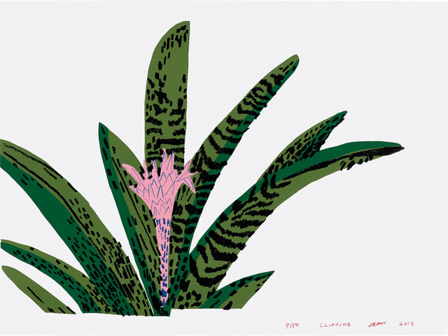 Jonas Wood, ‘Clipping’, 2013, Print, Screenprint in colors, on Rives BFK paper, the full sheet., Phillips