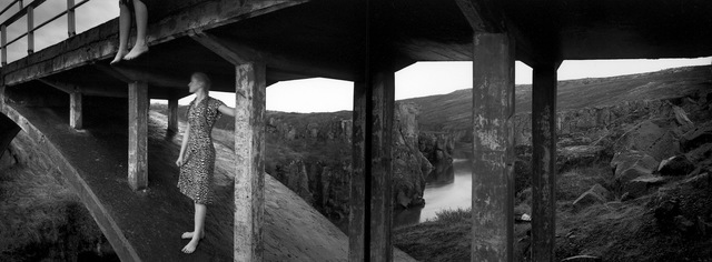 Agnieszka Sosnowska, ‘The Crossing. Brúarasskólli, Iceland’, 2014, Photography, Toned gelatin silver print, Vision Neil Folberg Gallery