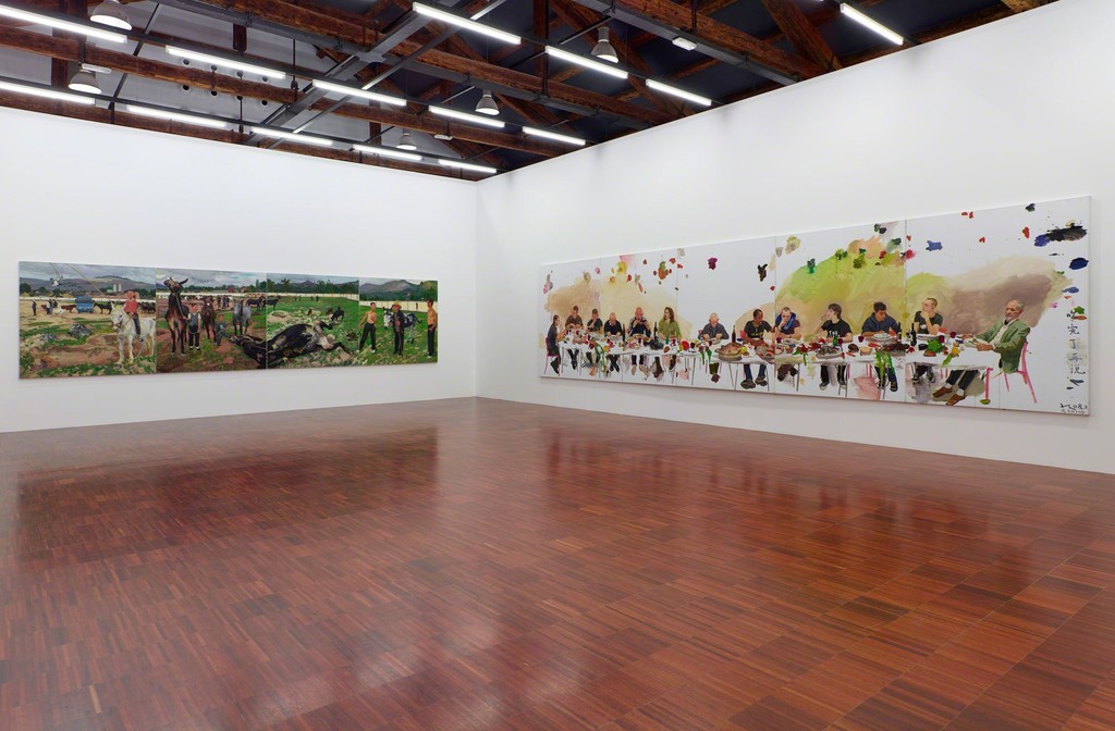Installation view of exhibition ‘Liu Xiaodong: Painting as Shooting', curated by Jèrôme Sans, Faurschou Foundation in Venice, 2015. Photo by Anders Sune Berg, © Faurschou Foundation Installation view of exhibition ‘Liu Xiaodong: Painting as Shooting', curated by Jèrôme Sans, Faurschou Foundation in Venice, 2015. Photo by Anders Sune Berg, © Faurschou Foundation