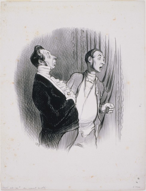 Honoré Daumier, ‘Les Beaux Jours de la Vie: Un Nouvel Anobli’, 1845, Phillips Collection