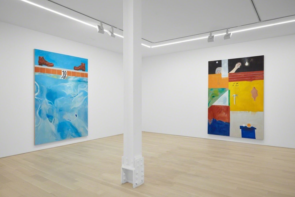 Installation view of current exhibition Michael Hilsman: Pictures of 'M.' and Other Pictures. © Michael Hilsman - Courtesy of the Artist and Almine Rech - Photo: Matthew Kroening. Installation view of current exhibition Michael Hilsman: Pictures of 'M.' and Other Pictures. © Michael Hilsman - Courtesy of the Artist and Almine Rech - Photo: Matthew Kroening.