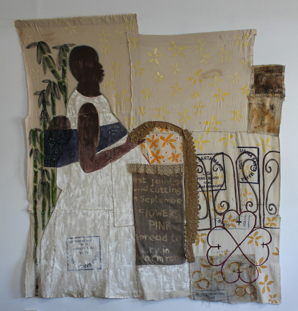 Karen Hampton, ‘Renda’, 2016, Textile Arts, Repurposed cotton textile, pigment, natural dye, cotton thread, Fritz + Kouri