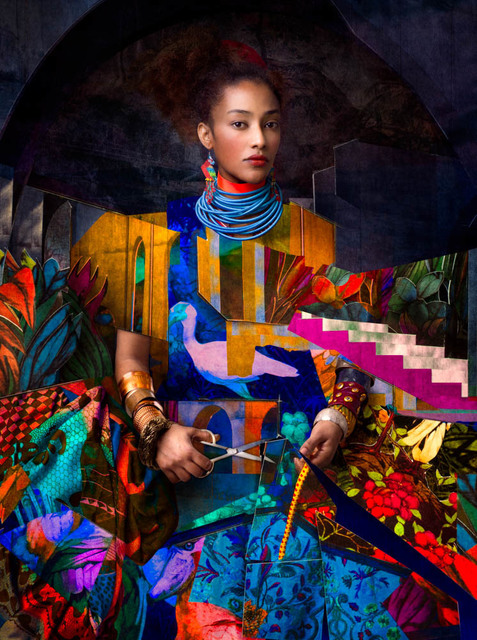 Cooper & Gorfer, ‘Yohanna Holding Scissors’, 2018, Photography, Archival pigment print, Larsen Warner