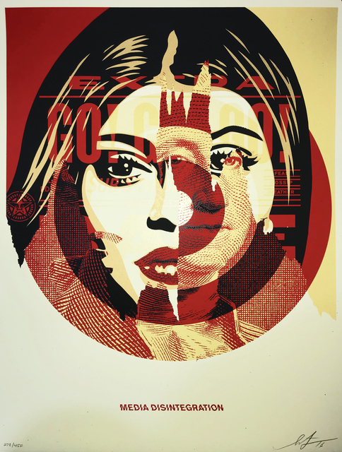 Shepard Fairey (OBEY), ‘Media Target’, 2016, New Union Gallery