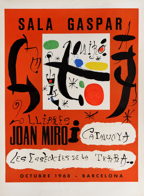 Joan Miró, ‘Sala Gaspar 1968’, 1968, Print, Lithograph, Goldmark Gallery