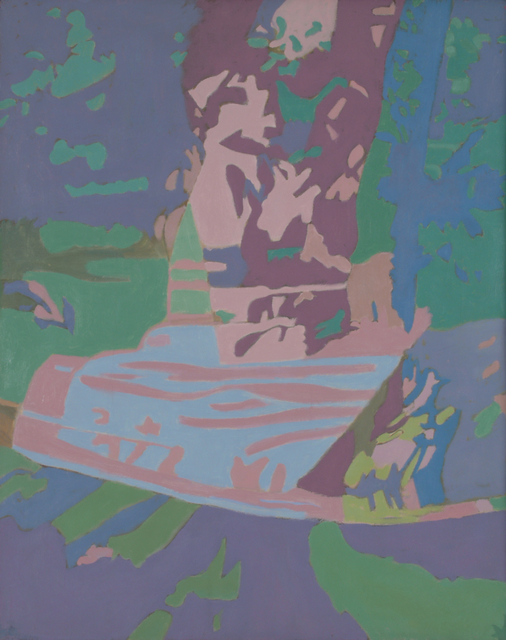 Ralph Wickiser, ‘Covered Apple Tree Net Blue’, 1990, Walter Wickiser Gallery