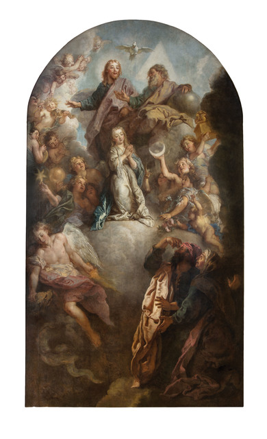 Charles de La Fosse, ‘La consécration de la Vierge (The Consecration of the Virgin)’, c. 1703, Château de Versailles