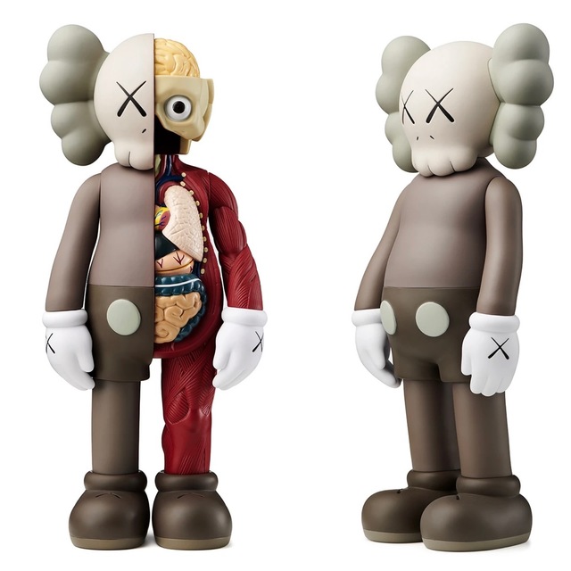 KAWS, ‘KAWS Companion 2016: set of 2 works (KAWS brown companion)’, 2016, Sculpture, Vinyl paint, cast resin, Lot 180