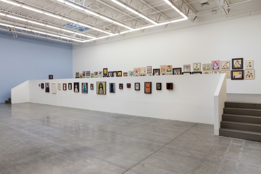 Hans Schärer: "Madonnas and Erotic Watercolors," installation view. Hans Schärer: "Madonnas and Erotic Watercolors," installation view.