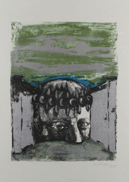 2 lithographs of the 80s Sergio Vacchi