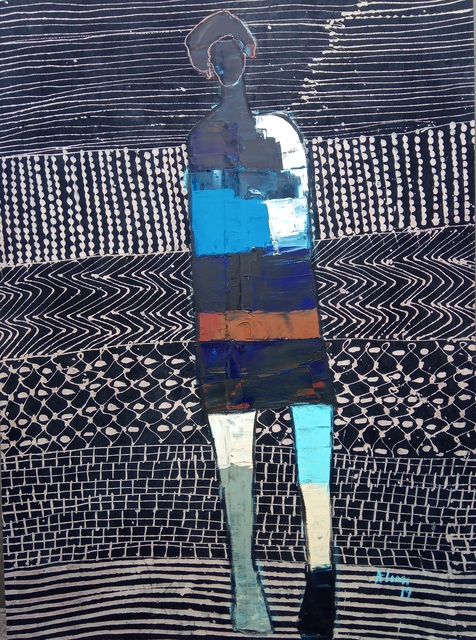 Alimi Adewale, ‘Untitled’, 2019, Mixed Media, On canvas, Nil Gallery