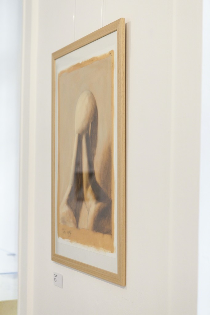 "Self Portrait", oil on paper. As shown in Udrescu's solo show, "Plans Within Plans", at Artfooly Gallery. Bucharest, Romania, 2015 "Self Portrait", oil on paper. As shown in Udrescu's solo show, "Plans Within Plans", at Artfooly Gallery. Bucharest, Romania, 2015