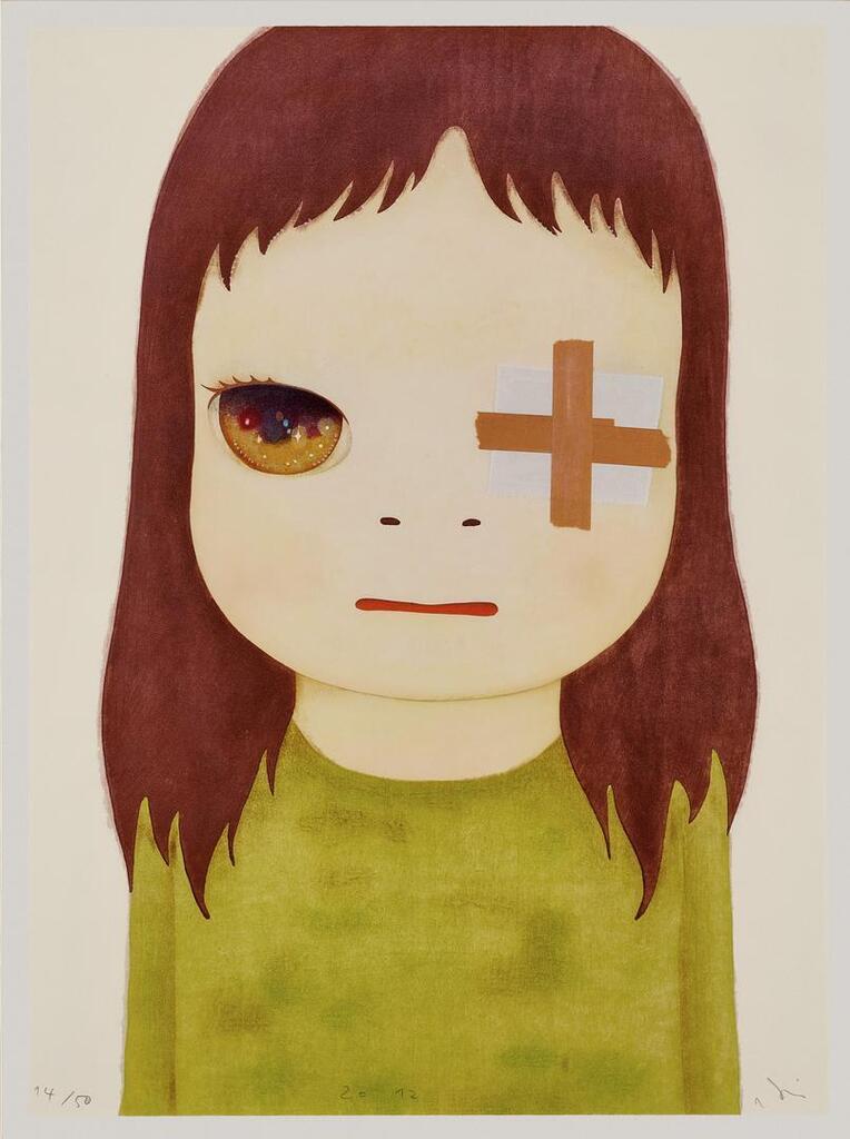 Yoshitomo Nara - Untitled (Eye Patch)