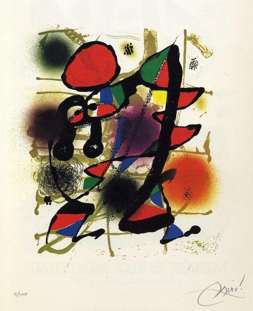Joan Miró, ‘Miró Litògraf III’, 1977, Galeria Joan Gaspar