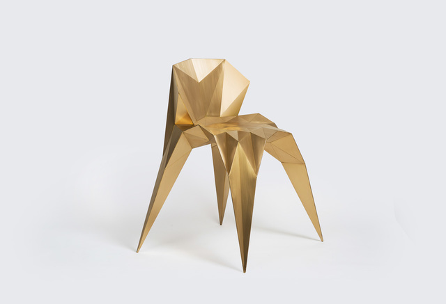 Zhoujie Zhang, ‘Heart Chair (SQN1-F2B) Brass’, 2014, Gallery ALL