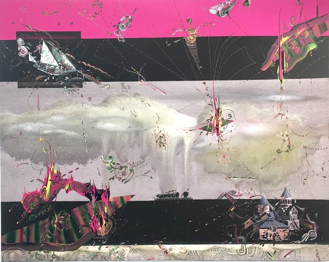 Gegam Kacherian, ‘Visiting the Undissappeared’, 2018, Painting, Acrylic & UV coated Ink on Mylar, Tufenkian Fine Arts