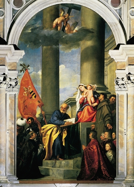 Titian, ‘Pesaro Madonna’, 1519-1526, Art History 101
