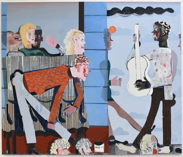 Pieter Jennes, ‘We zingen van ons jonge leven’, 2019, Painting, Oil on canvas, Gallery Sofie Van de Velde