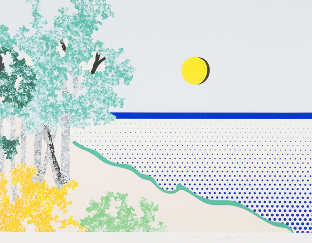 Roy Lichtenstein, ‘Untitled (Sea)’, 1996, Ronald Feldman Gallery