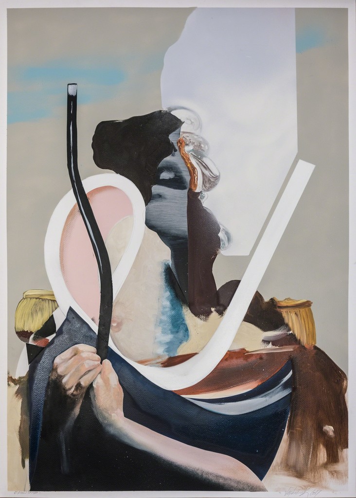 Exhibited artwork by Jaybo Monk: Eskimo Kisses, 2017 Exhibited artwork by Jaybo Monk: Eskimo Kisses, 2017