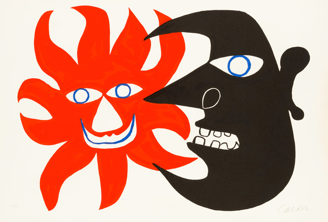 Alexander Calder, ‘Red Sun, Black Moon’, 1970, Christopher-Clark Fine Art