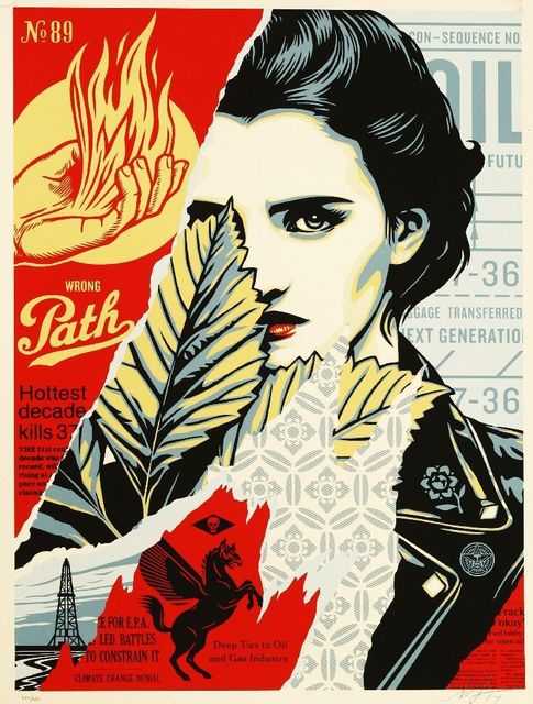 Shepard Fairey (OBEY), ‘WRONG PATH’, 2017, Sworders