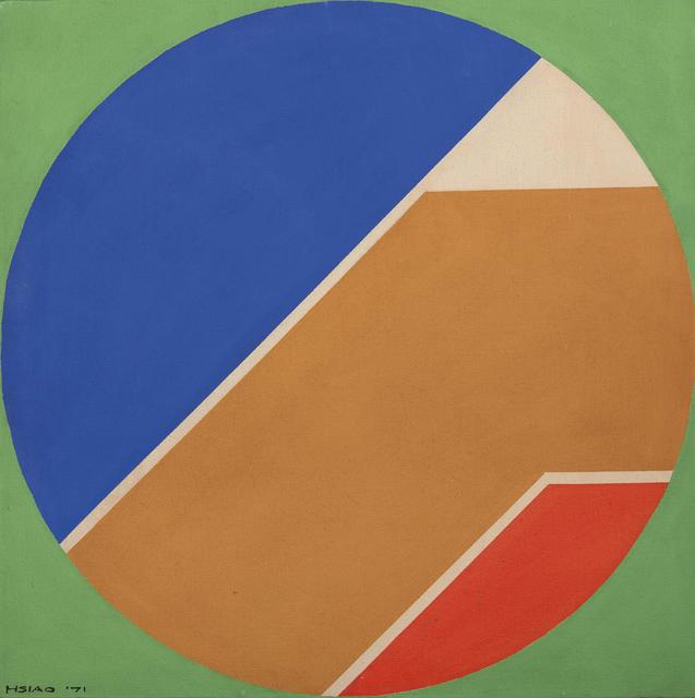 Hsiao Chin 蕭勤, ‘Composition’, executed in 1971, Painting, Acrylic on canvas, Pandolfini
