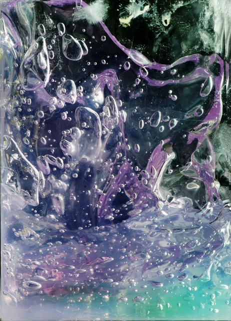 Ben Charles Weiner, ‘Gel Abstract (Purple, Green)’, 2019, Mark Moore Fine Art
