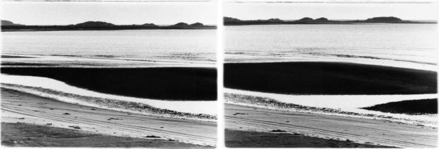 Carol Marino, ‘Sweeping Beach, Nfld.’, 2000, Photography, Gelatin silver print, diptych, Corkin Gallery