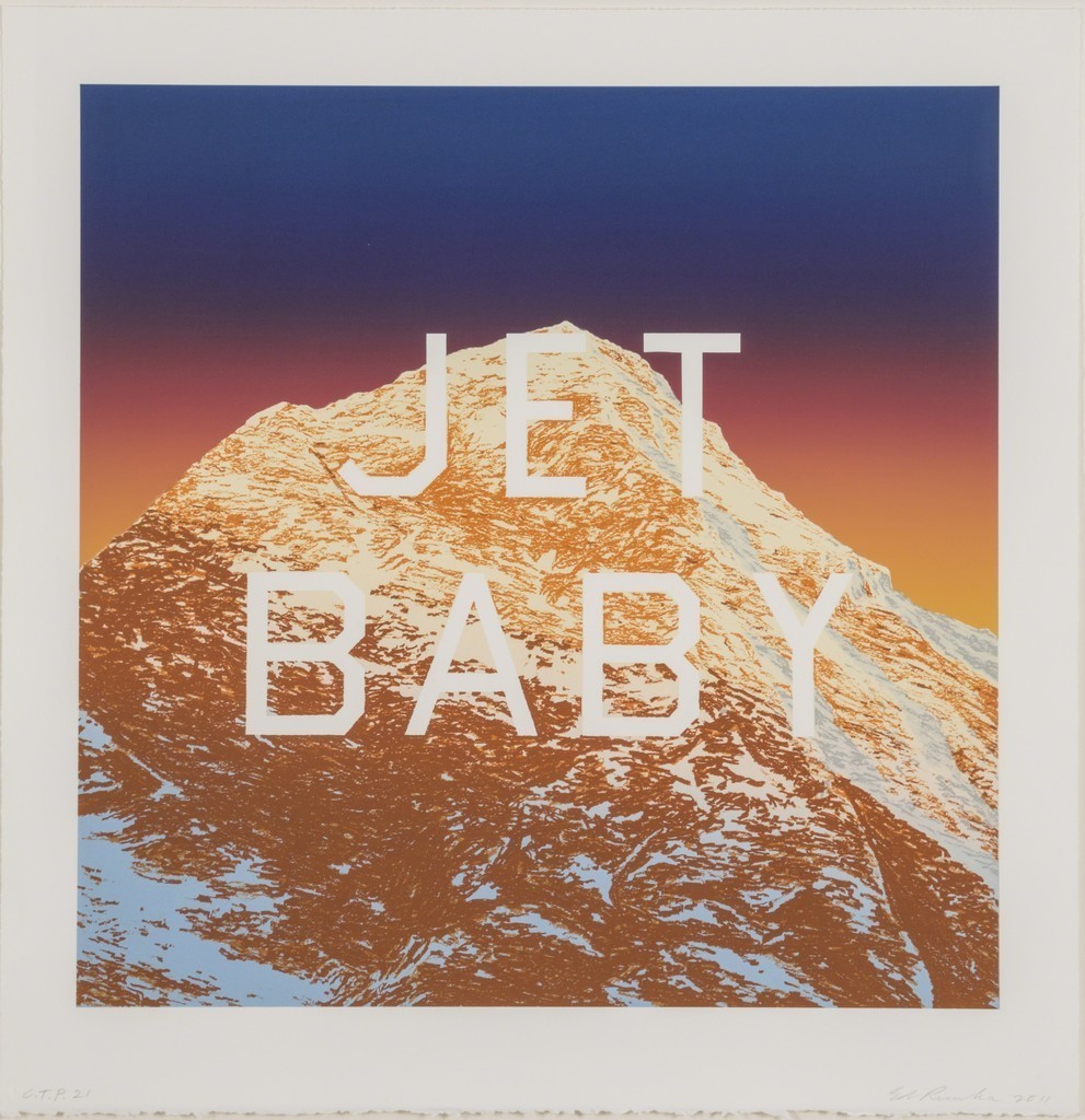 Ed Ruscha Mountain Prints Gagosian Artsy